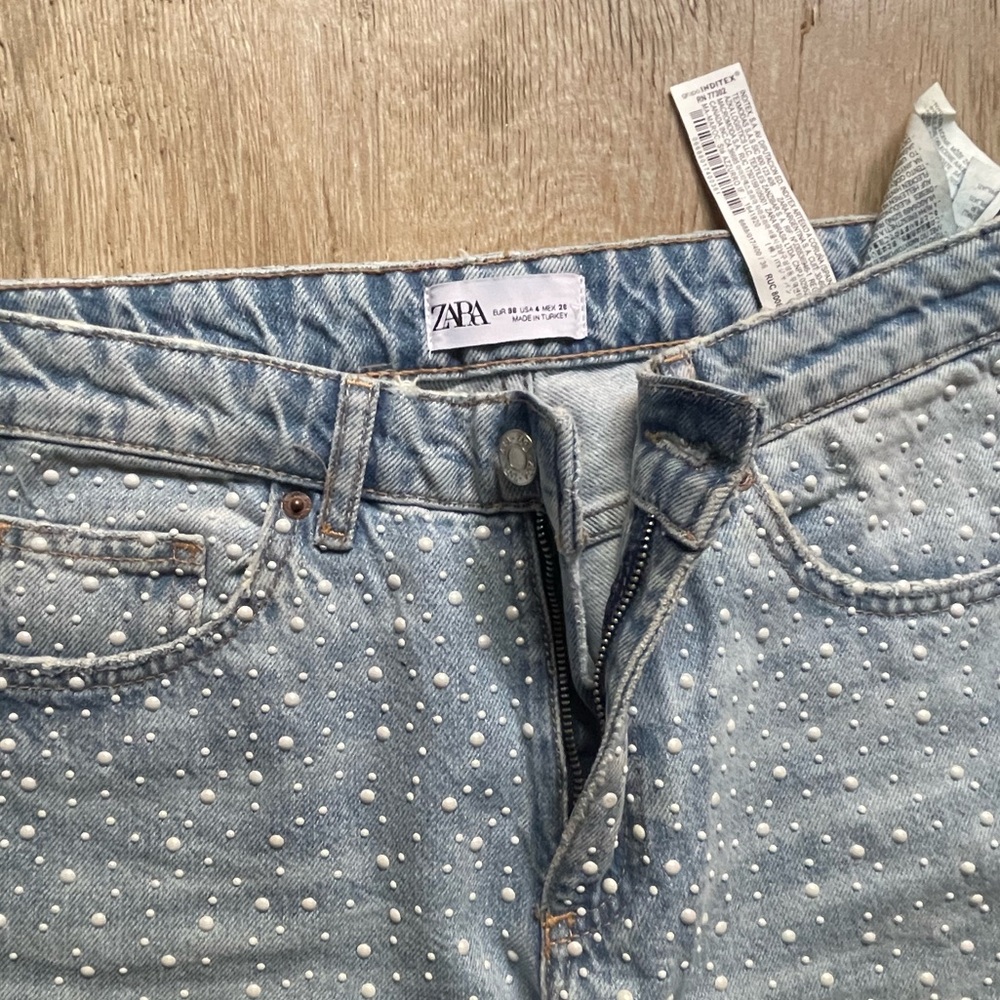 Zara Pearl TRF wide leg jeans - Picture 5 of 6
